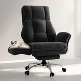 Big and Tall Office Chair, Flip Armrests for Pets & Cross Legged Sitting