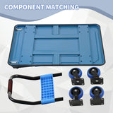 Heavy Duty Platform Truck, Push Cart Furniture Dolly with 1100Lbs Capacity and 5'' TPR 360 Degree Swivel Wheels for Loading and Storage 36x24Inch Lomive