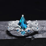 Topaz Wedding ring set (Topaz) Kite