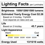 LUXRITE 8-Inch LED Recessed Light with J-Box, Canless Mini Panel Spotlight, 5CCT 2700K-5000K, 13/15/18 Watts, 1050/1250/1500 Lumens, CRI90, Dimmable, 120-277V, IC Rated, Wet Rated ETL Listed (12 Pack)