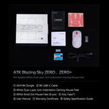 ATK Blazing Sky Zero+ Wireless Gaming Mouse - Frosted White