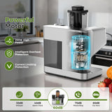 WETIE Cold Press Juicer, Powerful Juicer Machines with Adjustable Juicing Pressure, 99% High Juice Yield, Quiet Slow Masticating Juicer