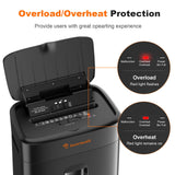 100 Sheets Auto Feed Paper Shredder, Up to 30 Minutes Shredders for Home Office Use
