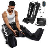 Air Compression Recovery System Full Leg Massager Boots with 8 Intensities 4 Modes Professional Sequential Device to Improvement,Relax,Fast Recovery Muscle for Athletes Small Size(Height:160-185CM)