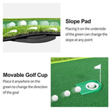 Luricaa Golf Putting Green Mat for Indoor Outdoor, Professional Golf Training Mat Aids for Professional Practice (5×12ft E)