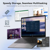 NIMO 15.6" FHD IPS Ultra-Light Laptop, Intel Hexa Cores I3 (Up to 4.4GHz, beat i7-1165G7), 65W PD Fast Charge, 8GB RAM 256GB SSD, Backlit Keyboard, Fingerprint PC for Campus Nomad & Remote Work