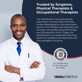 IdealStretch - Original Patented – Hamstring Stretcher, Lower Back Stretcher, Hip Stretcher, & Calf Stretcher - Pain Relief & Leg Stretcher
