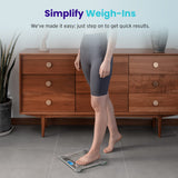 Weight Bathroom Scale, Large Blue Etekcity