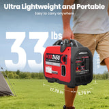 maXpeedingrods 2450 Watt Portable Inverter Generator for Camping, Home