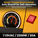 OTRUZPV 1/2" to 4" Electric PVC Conduit Heater with Temperature Detector, 2300W Portable PVC Pipe Heater
