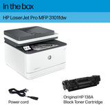 Wireless Black & White All-in-One Laser Printer HP