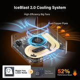 GEEKOM A9 Max AI Boost Mini PC,AMD Ryzen AI9 HX370(80Tops)32GB DDR5+1TB SSD