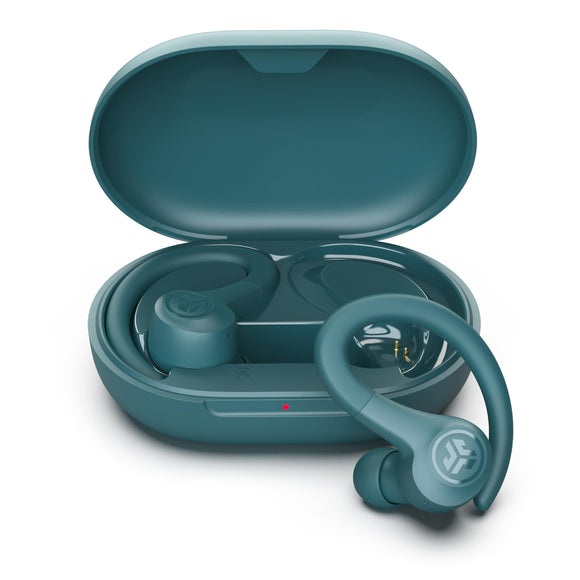 Wireless Workout Earbuds Featuring C3 Clear Calling, Secure Earhook Sport Design, 32+ Hour Bluetooth Playtime, and 3 EQ Sound Settings (Teal) JLab