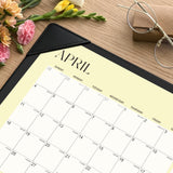 Coovernier Desk Calendar 2026-2027 with Desk Mat, 18-Month Large 22" x 17" Desk Pad Calendar from Jul 2026 to Dec 2027, Seasonal Theme Desktop Monthly Calendar for Home Office School