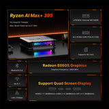 BOSGAME M5 AI Mini PC, AMD Ryzen AI Max+ 395 128GB LPDDR5X 8000MT/S