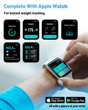 CLORIS Digital Smart Scale FSA&HSA Eligible for Body Weight Fat BMI Muscle Mass 28 Body Composition Measurement Health Analyzer 8 Electrodes with App Bluetooth, Full-Color TFT LCD