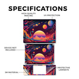 Phone Skin Compatible with Microsoft Surface Laptop 13.8" 8th Edition (2026) - Surreal Starscape - Premium 3M Vinyl Protective Wrap Decal Cover - Easy to Apply | Crafted in the USA by MightySkins