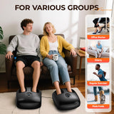HTM Foot Massager with Heat - Shiatsu Deep Kneading to Relieve Tired & Aching Feet, Fits Size 6-13