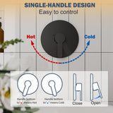 HoliSpa Tub Shower Faucet, Matte Black Shower Faucet Set with 8-Inch All-Metal Rainfall Showerhead and Bathtub Spout, Single-Handle Tub Shower-Trim Kit Included Valve, Matte Black