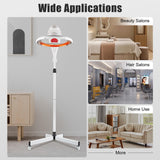 Stand Hair Dryer, 950W Multifunction Stand Hair Dryer, Professional Orbiting Rotating Hair Processor Hair Dyeing Perm Styling for Salon SPA Styling (White)