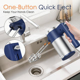 CHIDOLL 600W Hand Mixer, 5-Speed Electric Hand Held Mixer for Baking, Lightweight Stainless Steel Hand Beaters *2 & Dough Hooks*2 with Eject Button, Kitchen Mixer for Cream, Cookies, Dough