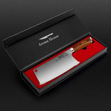 Aroma House Cleaver Knife Ultra Sharp Meat Cleaver 7 inch Butcher Knife. High Carbon German Stainless Steel Chef Knives for Kitchen and Restaurant