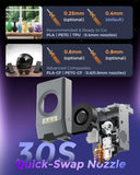 AD5X Multi-Color 3D Printer with IFS,Fully Auto Leveling FDM 3D Printer with Max 600mm/s High Speed Printing