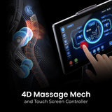 AmaMedic 2026 Revive | 4D Massage | Health Fingerprint Sensor| Massage Chair Zero Gravity| AI Health Detection| 40 Cell Full Body Air Massage | (Beige)