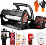 Tumbler Mug Heat Press Machine 30oz 20oz 16oz Sublimation Tumblers Press Glass Jar Cans