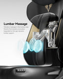 AutoFull M6 Gaming Chair with Climate Control Massage – Ventilated & Heated Seat, 3rd-Gen Active Lumbar Support, 360° Adjustable Armrests, Ergonomic Chair for Gamers & Home Office (Black)
