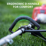 Amerisun AM4532 Gas Brush Cutter & Trimmer – High-Powered 2-Stroke Engine, Dual Cutting Heads, Lightweight & Easy to Use