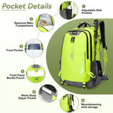 Super Eager 50L Lightweight Hiking Backpack for Men Women, Waterproof Camping Backpack with Trekking Pole Attachments, Large Capacity Outdoor Backpack for Trekking, Backpacking, Travel and Camping