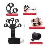 13 PCS Grip Strength Trainer Kit, Hand Gripper Strengthener, Forearm Strengthener, Finger Strengthener, Finger Exerciser, Stress Relief Ball, Forearm Workout Ring for Muscle Building and Injury Recover Navona