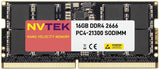 DDR4 2666MHz PC4-21300 2Rx8 1.2V CL19 260-PIN Non-ECC SODIMM NVTEK Notebook Laptop PC Memory
