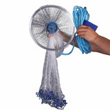 Cast Nets for Fishing Saltwater Fishing Net with Aluminum Ring for Bait Trap Fish Throw Net for Bait Fishing Cast Net 6FT CINGHI LUSSO