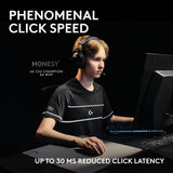 Wireless Gaming Mouse: Customizable Rapid Trigger Magnetic Switches, Adjustable Click Haptics