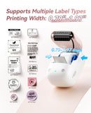 NIIMBOT B2 Label Maker Machine with Tape for Home Office, Pink