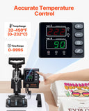 1200W Double Tube Fast and Even Heating, Digital Precise Control, Sublimation Press Machine for T-Shirts