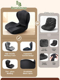Benazcap Memory Foam Seat Cushion with Lumbar Support Pillow for Office Chair