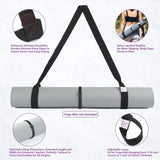 YOGAER Yoga Mat Carrier Strap, Adjustable Thick Straps Sling for Carrying Large Mats, Stretching Band YOGAER