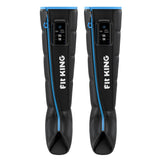 FIT KING Cordless Air Compression Recovery System with 3 Modes and 11 intensities, Sequential Leg Massager for Athletes and Sports Enthusiasts (Medium)