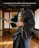 1080 Carbon Steel Dragonfly Katana for Display, Hand Forged Full Tang Sword
