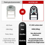 (NEW) GD DYNO-200 Digital Hand Dynamometer Grip Strength Measurement Electronic Hand Grip Strength Tester Grip Strengthener Hand Exerciser 440 Lbs (200 Kgs) GD