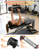 XDDIAS Adjustable Dumbbell Set of 2, 25/55/80LB Dumbbell Set-Fast Adjust Weights Set, 5/10/16 in 1 Free Weights Dumbbells Set with Anti-Slip Metal Handle, Compact Size (25LBS)