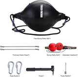 TOCO FREIDO Double End Punching Ball, Speed Bag with 2 Difficulty Levels Boxing Reflex Ball with Headband, Perfect for Reaction, Agility, Punching Speed, Fight Skill and Hand Eye Coordination Training TOCO FREIDO