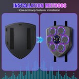 Smart Music Boxing Machine for Adults and Kids, Bluetooth Boxing Equipment with Boxing Gloves, Wall Mounted Electronic Punching Machine for Home Gym Workout Indoor