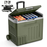 Antarctic Star 12 Volt Refrigerator,43QT(40L)Electric Cooler Compressor, Portable Refrigerator -4℉~68℉,Car Fridge, GREEN