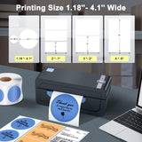 Thermal Shipping Label Printer – Wireless 4x6 Shipping Label Printer, Compatible JADENS