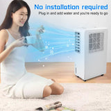 Windowless Air Conditioners,1800BTU Portable Air Conditioner for Bedroom, 38/44dB(A) Quiet Portable AC Units, Cools for 110 Sq Ft for Indoor/Marine/Kitchen
