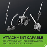 Greenworks 40V 16" Brushless Cordless String Trimmer (Attachment Capable - Gen 2), 4.0Ah Battery and Charger Included